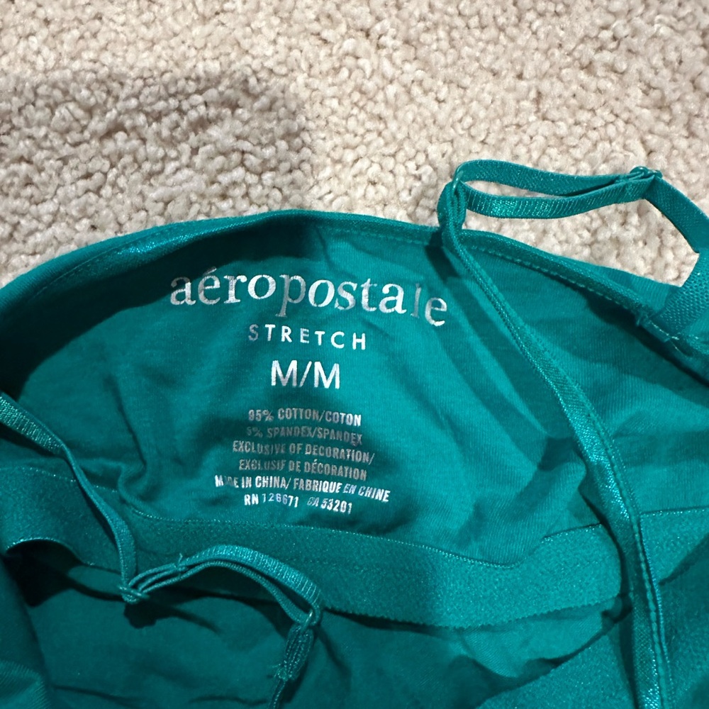 Green tank top